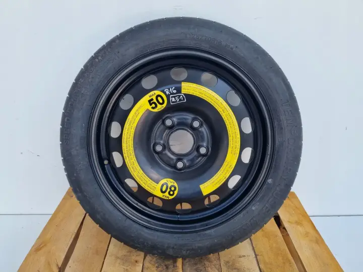 Audi Seat Vw Golf V KOŁO DOJAZDOWE dojazdówka 125/70 R16 1K0601027F 5x112
