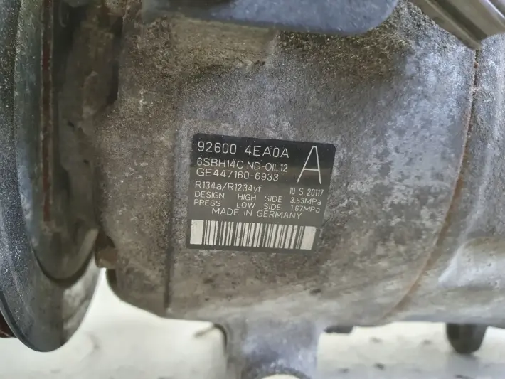 Nissan Qashqai J11 1.5 DCI SPRĘŻARKA KLIMATYZACJI pompa 92600 4EA0A