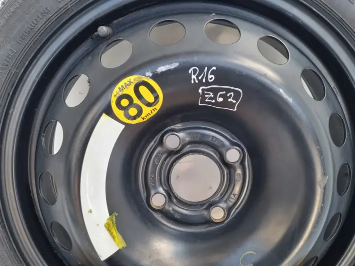 Opel Astra H KOŁO DOJAZDOWE dojazdówka 115/70 R16 4x100 2160126