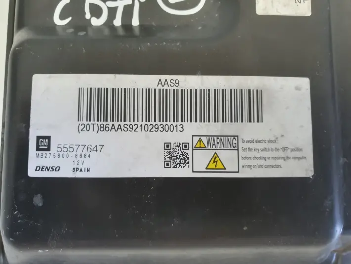 Opel Astra IV J 1.7 CDTI STEROWNIK SILNIKA komputer 55577647