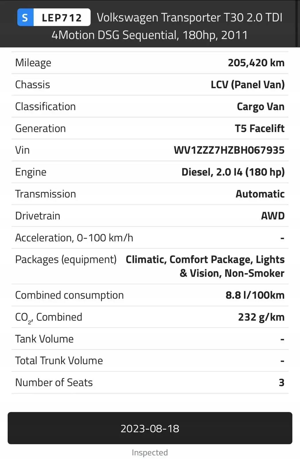 SILNIK VW Multivan VI 2.0 TDI BITURBO BITDI 180KM 205tyś CFC CFCA