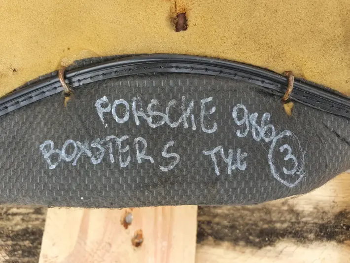 Porsche Boxster 986 TYLNY FOTEL TYLNI KANAPA TYŁ