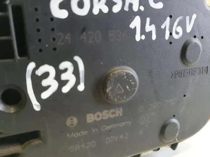 Opel Corsa D 1.2 1.4 16V PRZEPUSTNICA 0280750133 24420536