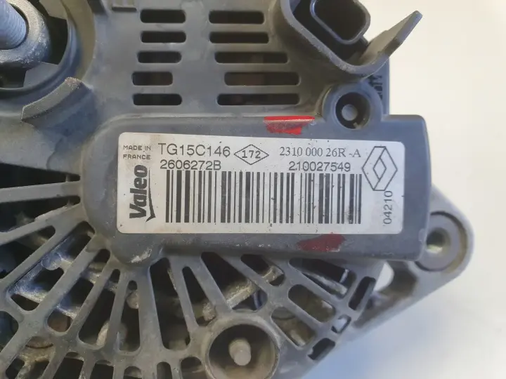 Renault Megane III 1.5 DCI ALTERNATOR 231000026R valeo