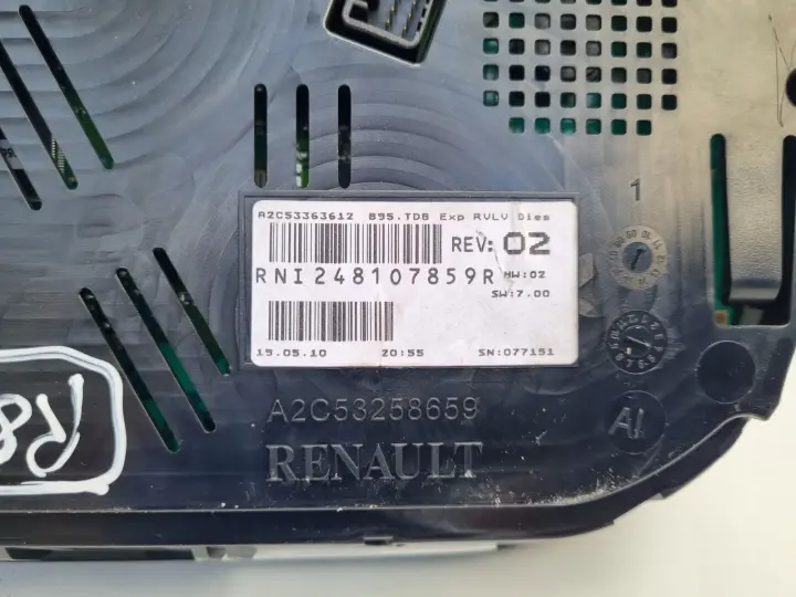 Renault Megane III 1.5 DCI LICZNIK ZEGARY Europa RNI248107859R