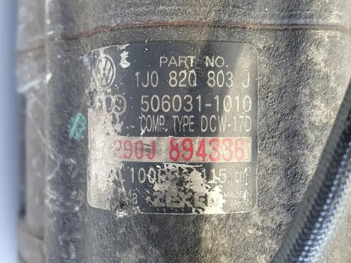 VW Golf IV Bora 1.9 TDI SPRĘŻARKA KLIMATYZACJI pompa 1J0820803J