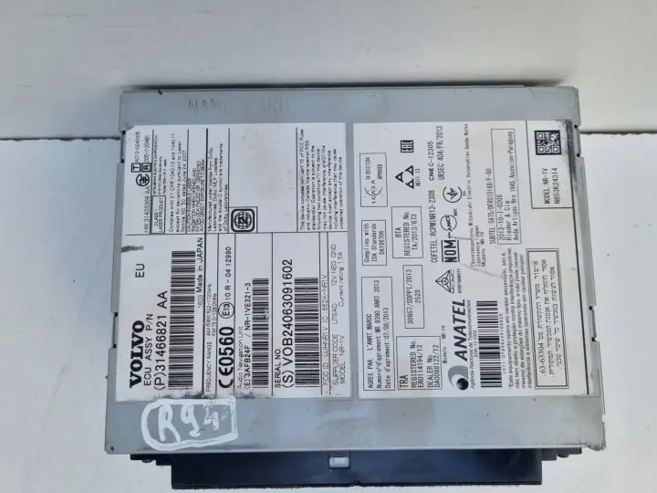 Volvo VOLVO V60 I S60 II V40 II CZYTNIK NAWIGACJI Radio 31466821AA 31466821