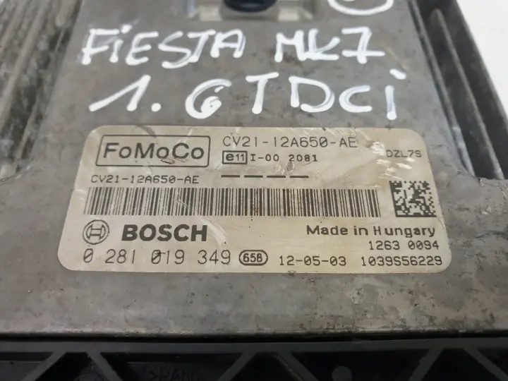 Fiesta MK7 1.6 TDCI STEROWNIK SILNIKA komputer