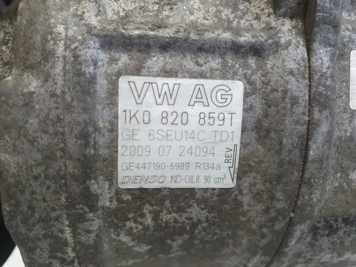 VW Golf VI 1.4 TSI SPRĘŻARKA KLIMATYZACJI 1K0820859T