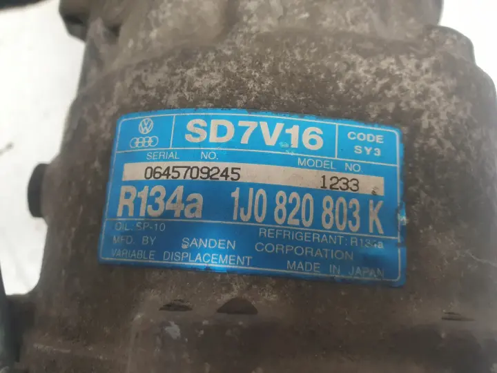 VW Bora 1.9 TDI SPRĘŻARKA KLIMATYZACJI 1J0820803K