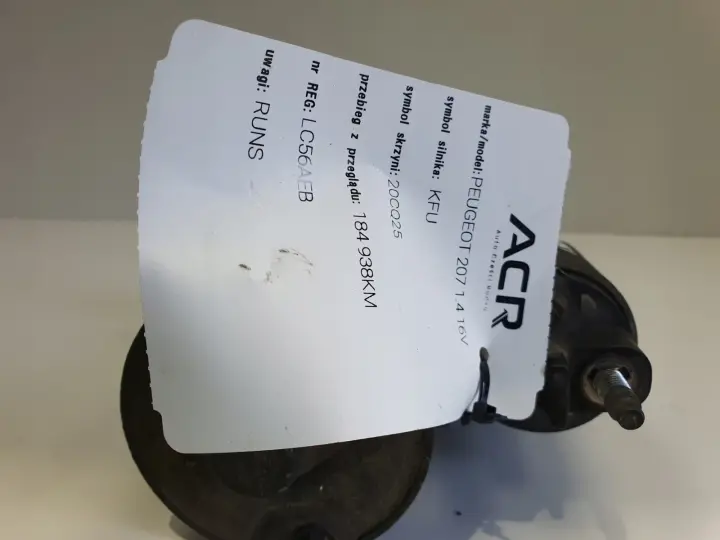 Peugeot 207 1.4 16V ROZRUSZNIK 9647982880