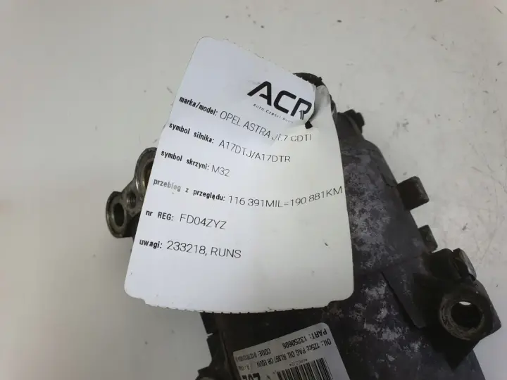 Opel Astra IV J 1.7 CDTI SPRĘŻARKA KLIMATYZACJI 13250606