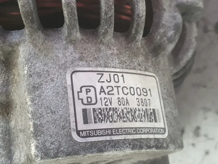 Mazda 3 BK 1.6 16V ALTERNATOR A2TC0091 80A