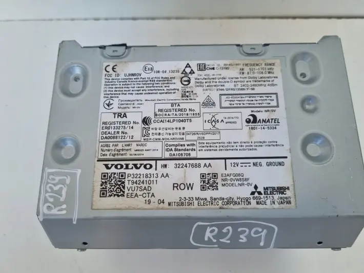 Volvo XC90 II V90 II S90 II RADIOODTWARZACZ radio cd NAWIGACJA 32247688AA