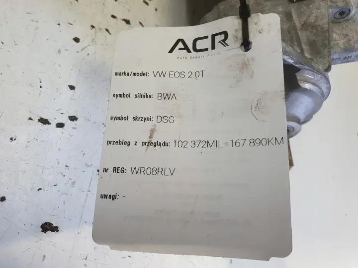 VW Eos 2.0 TFSI ROZRUSZNIK bosch BWA