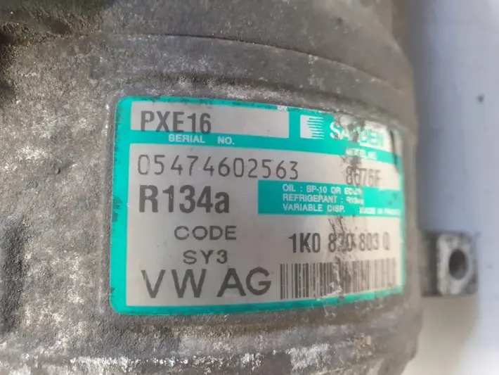 VW Golf V 1.9 TDI SPRĘŻARKA KLIMATYZACJI 1K0820803Q