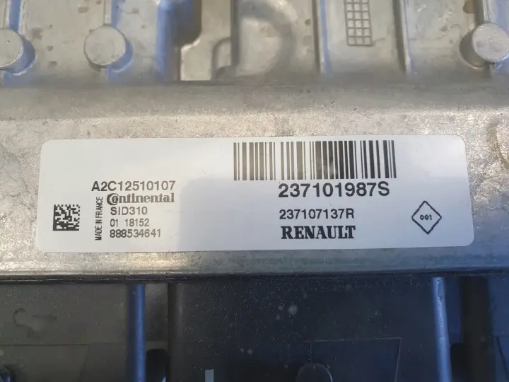Renault Megane IV 1.5 DCI KOMPUTER SILNIKA sterownik 237101987S A2C12510107