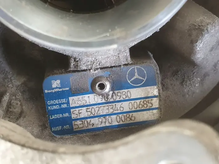 Mercedes Sprinter 906 2.2 CDI TURBOSPRĘŻARKA turbo A6510900980