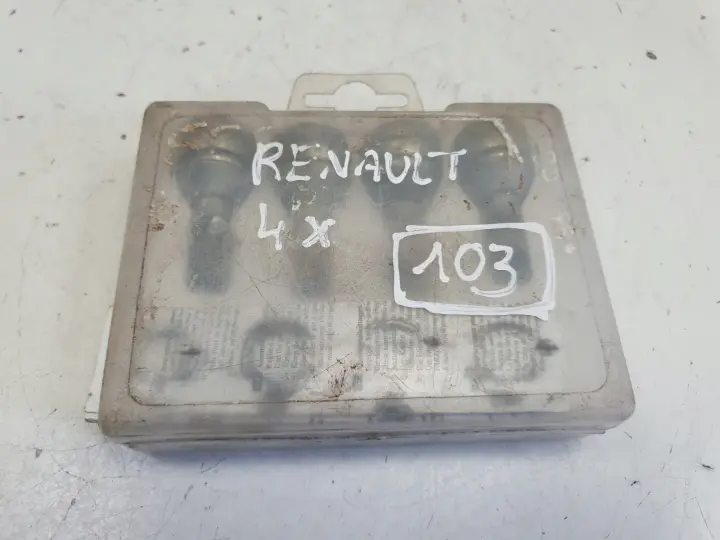 Renault Nissan ZŁODZIEJKI DO KÓŁ Felg Zestaw 4 śrub szpilek 7711239110