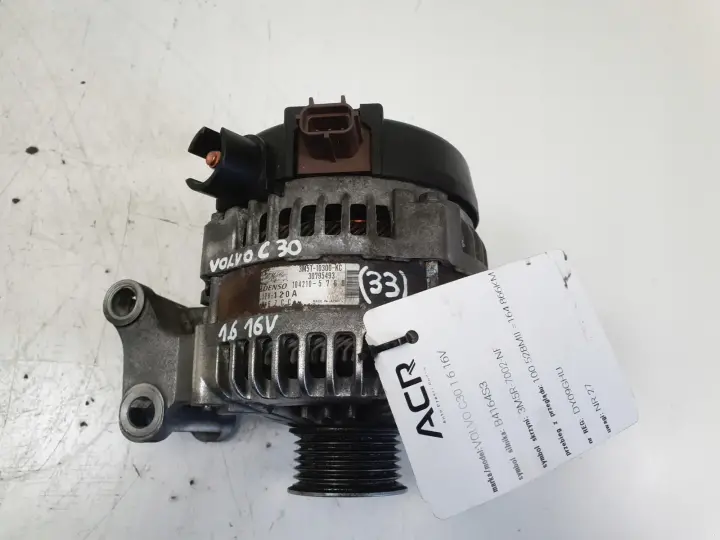 Volvo C30 S40 II V50 1.6 16V ALTERNATOR 3M5T-10300-KC 30795493