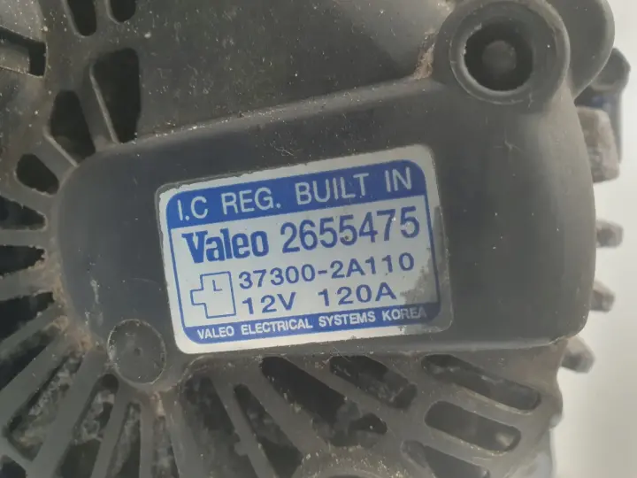Kia Rio II 1.5 CRDI ALTERNATOR 120A 2655475 valeo