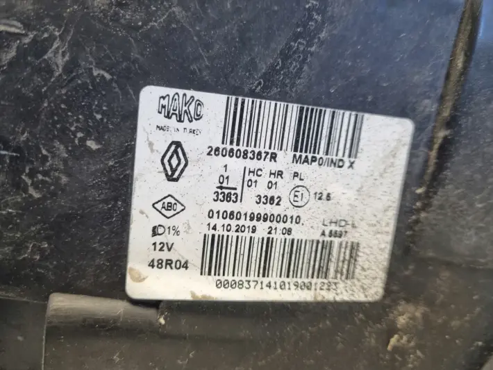 Renault Clio IV LIFT PRZEDNIA LAMPA LEWA lewy przód EUROPA 260608376R