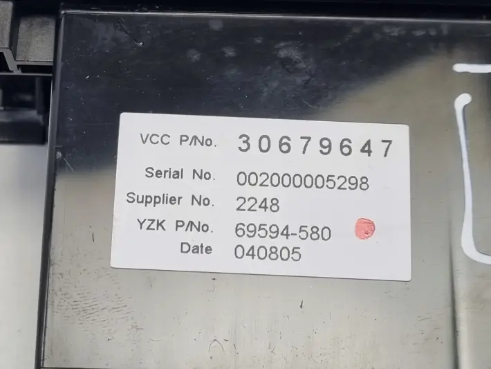 Volvo S40 II V50 C30 EKRAN RADIA Wyświetlacz 30679647