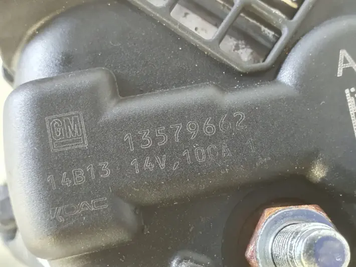 Opel Astra IV J 1.7 CDTI ALTERNATOR 100A 13500186