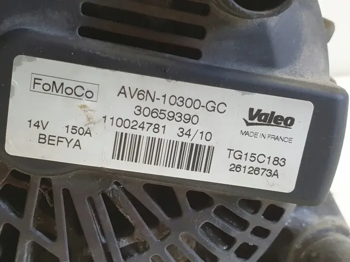Volvo V60 S60 II 1.6 D2 ALTERNATOR valeo 30659390 150A