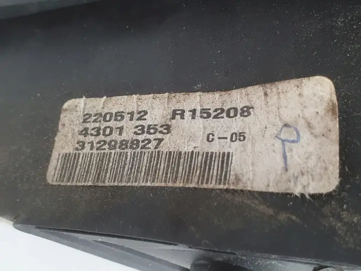 Volvo S80 II V70 III LIFT LUSTERKO LEWE KIEROWCY 8 kabli 31298827 EUROPA