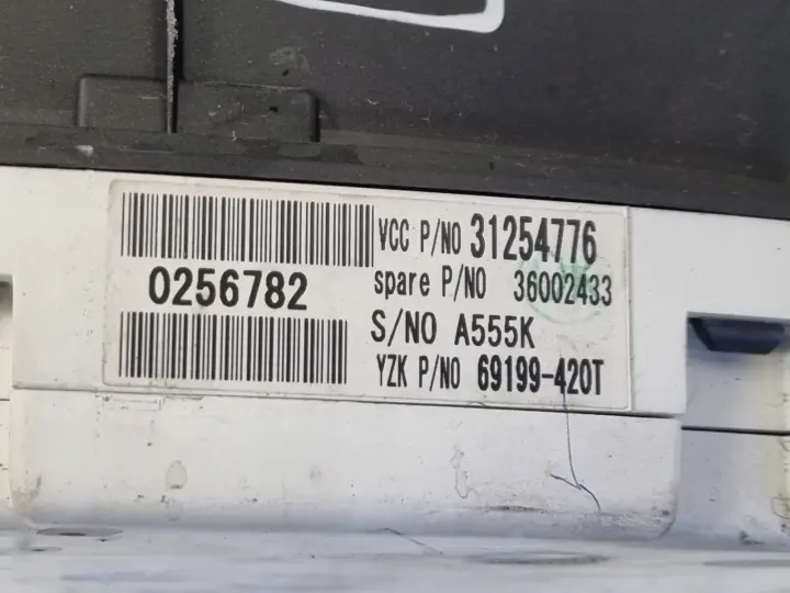 Volvo V50 S40 II 1.6 2.0 D LICZNIK ZEGARY Europa 31254776 36002433