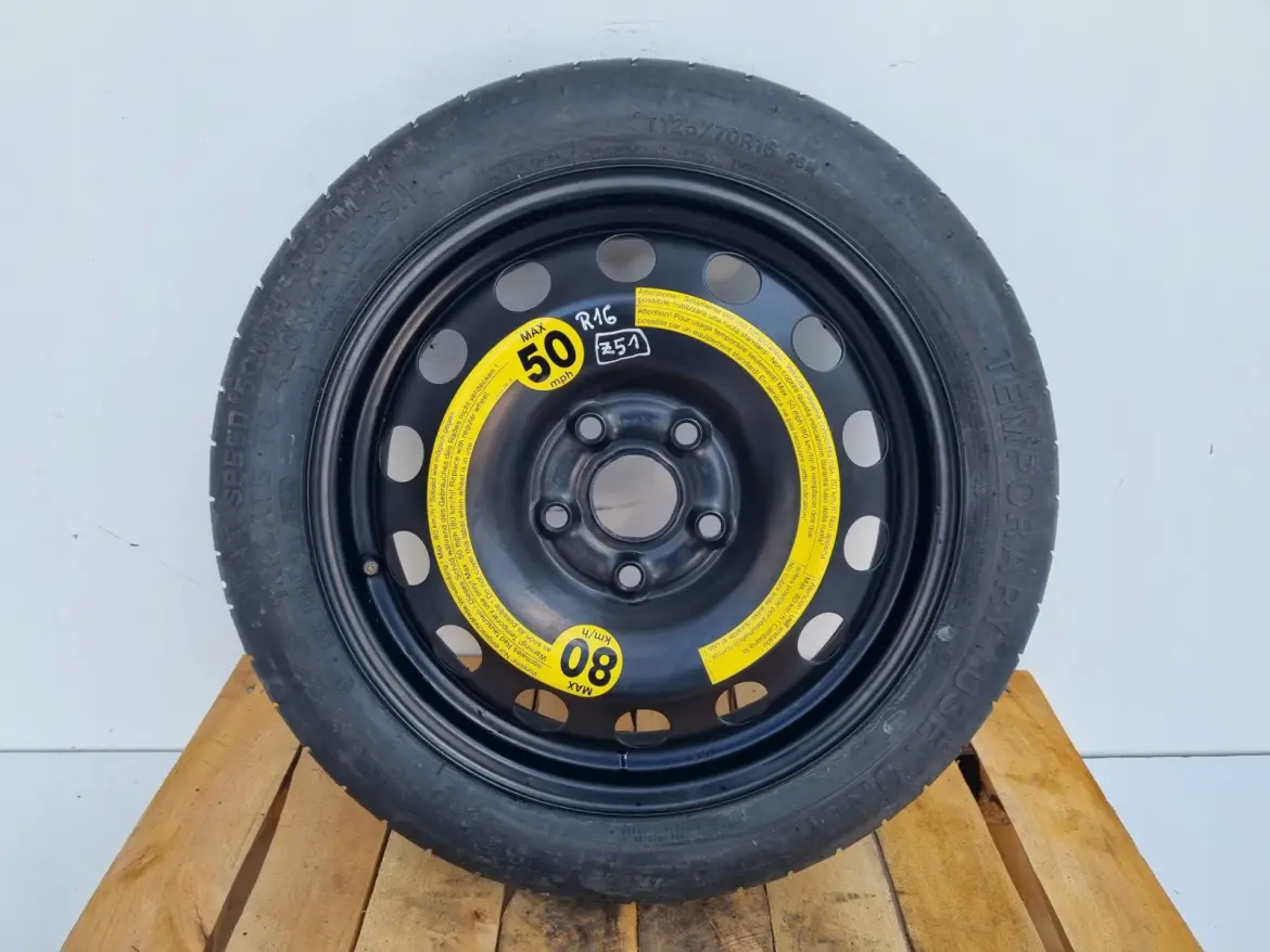 Audi Seat Vw Golf V KOŁO DOJAZDOWE dojazdówka 125/70 R16 1K0601027F 5x112