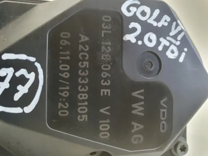 VW Golf VI 2.0 TDI PRZEPUSTNICA 03L128063E