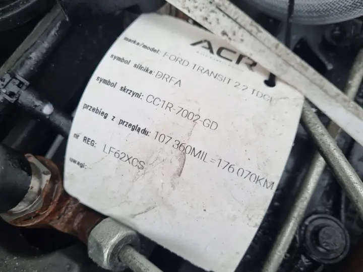 SILNIK KOMPLET Ford Transit VII MK7 2.2 TDCI 100KM serwisowany 176tyś DRFA