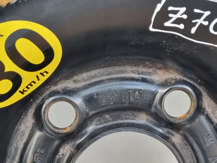 Opel Vectra C Astra H KOŁO DOJAZDOWE dojazdówka 125/85 R16 5x110 2160132