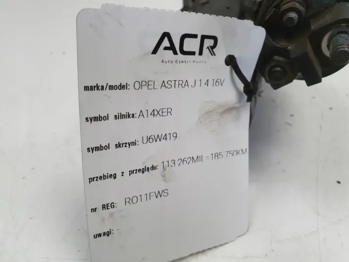 Opel Astra IV J 1.4 16V ROZRUSZNIK bosch 55566800