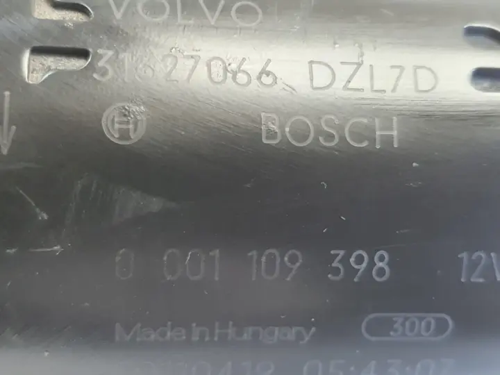 Volvo S60 II V60 I V70 III 2.0 D3 ROZRUSZNIK bosch 0001109398