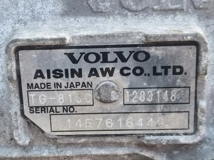 Volvo S80 II 2.0 D DIESEL AUTOMATYCZNA SKRZYNIA BIEGÓW 1283148 TG-81SC