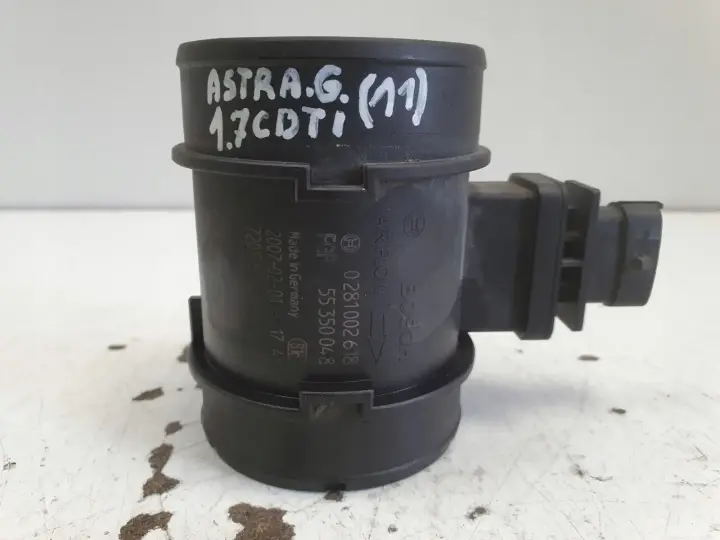 Opel Astra II G 1.7 CDTI 98-09r PRZEPŁYWOMIERZ 0281002618 55350048
