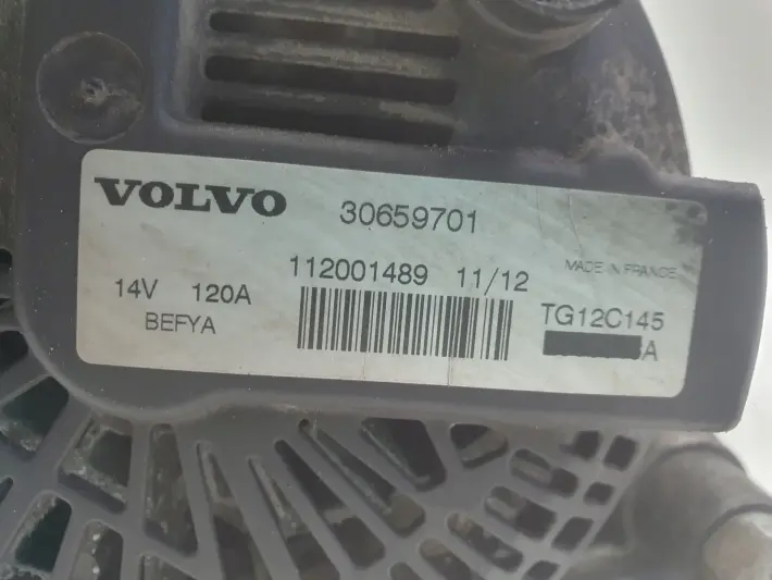 Volvo S40 II V50 1.6 D D2 ALTERNATOR 120A 30659701 oryginał