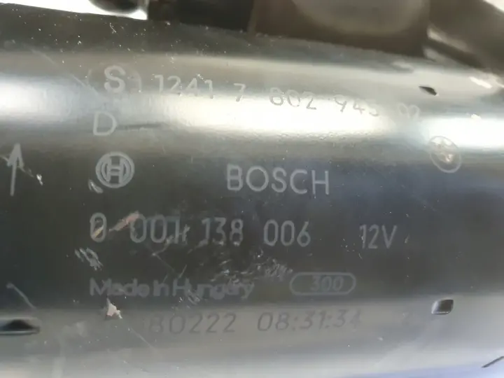 Mini Cooper R56 1.6 D ROZRUSZNIK bosch 0001138006 7812070