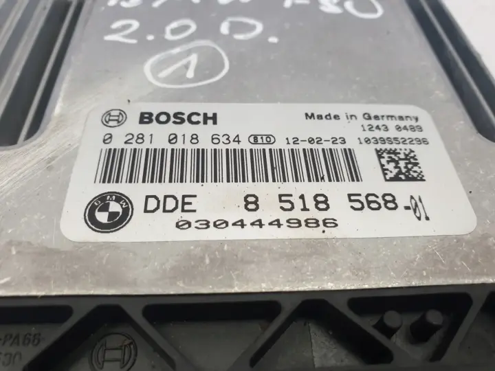 BMW F30 2.0 D KOMPUTER SILNIKA 8518568 sterownik